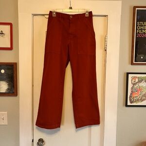 Big Bud Press Work Pants in Paprika, Small, Petite length